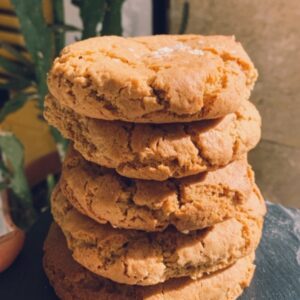 Cookie de mantequilla de cacahuete con sal
