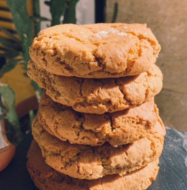 Cookie de mantequilla de cacahuete con sal