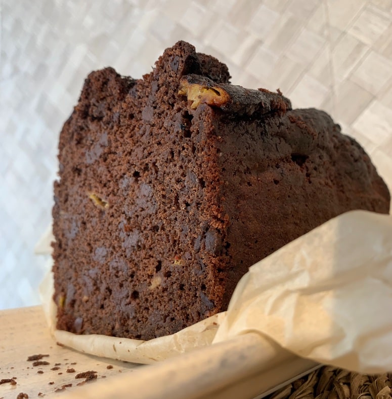 Banana bread de cacao