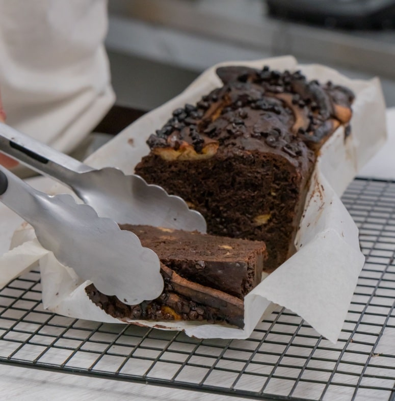 Banana bread de cacao