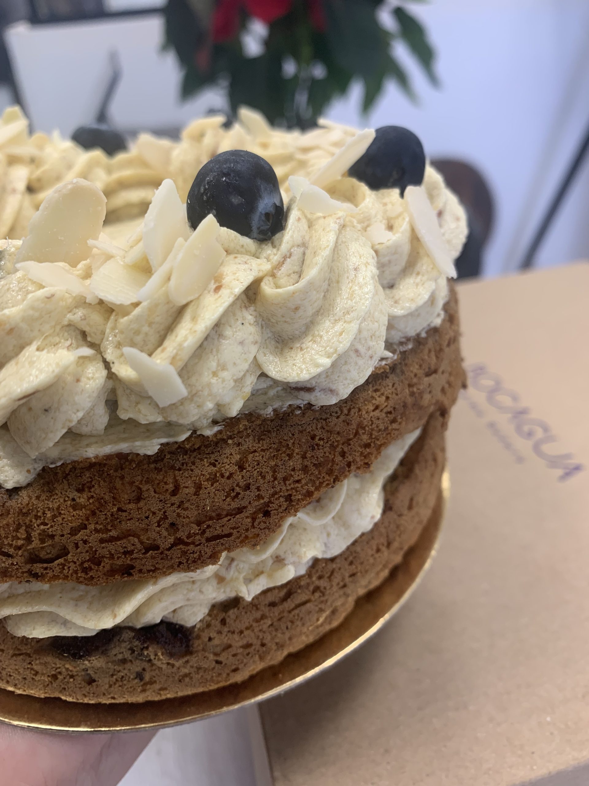 tarta limon y arandanos